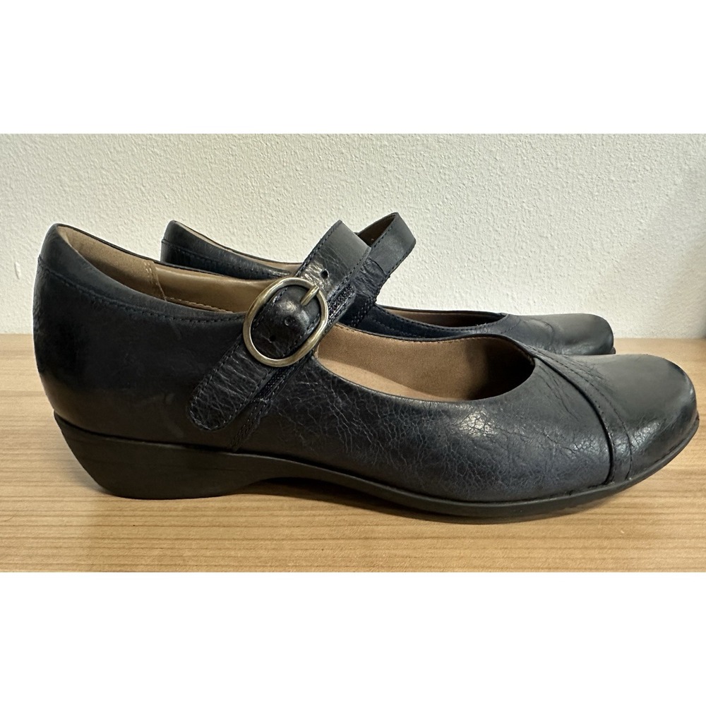 Dansko Mary Jane Shoes Womens Size 40 US Size 9.5 - 10 Navy Blue